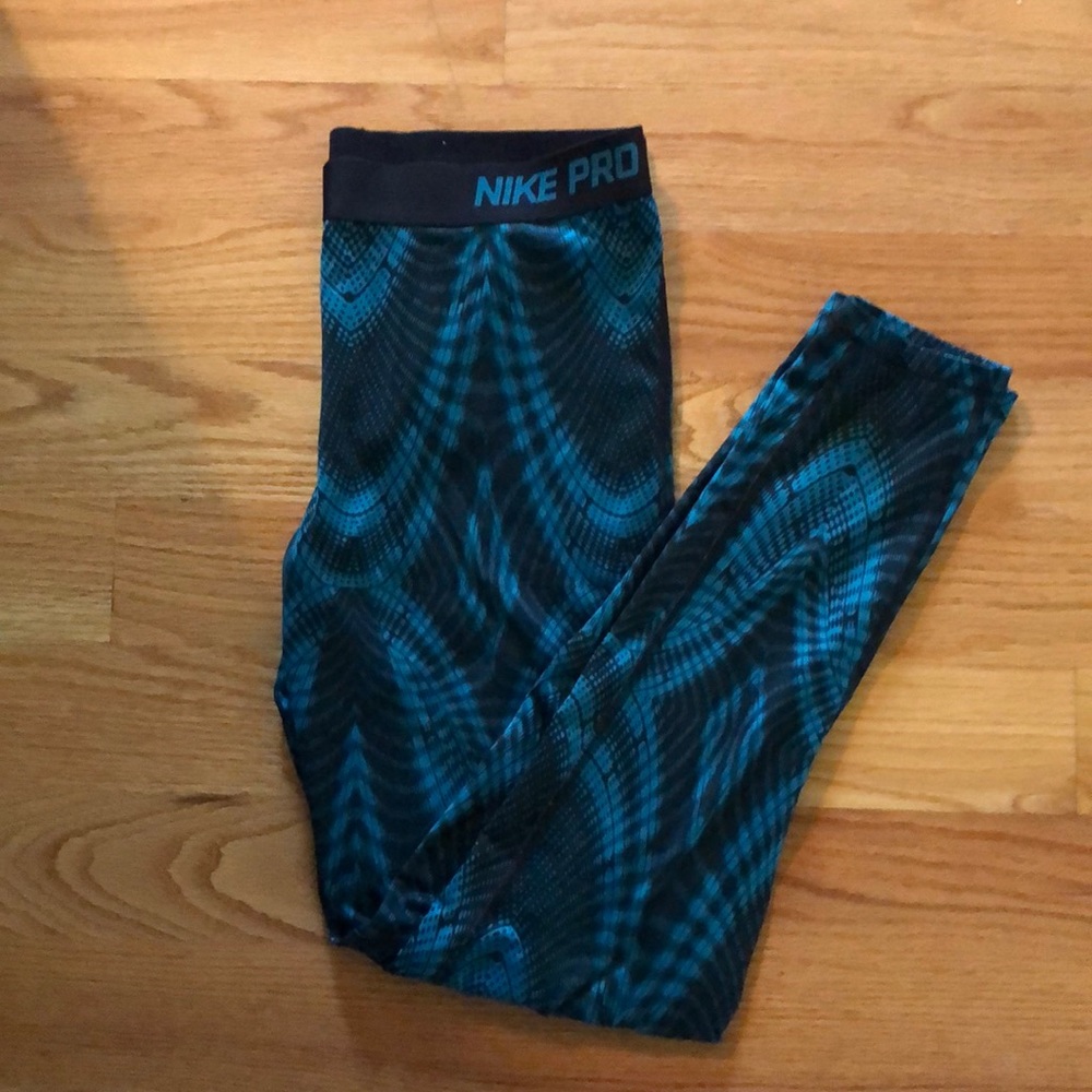 NIKE PRO Teal Leggings